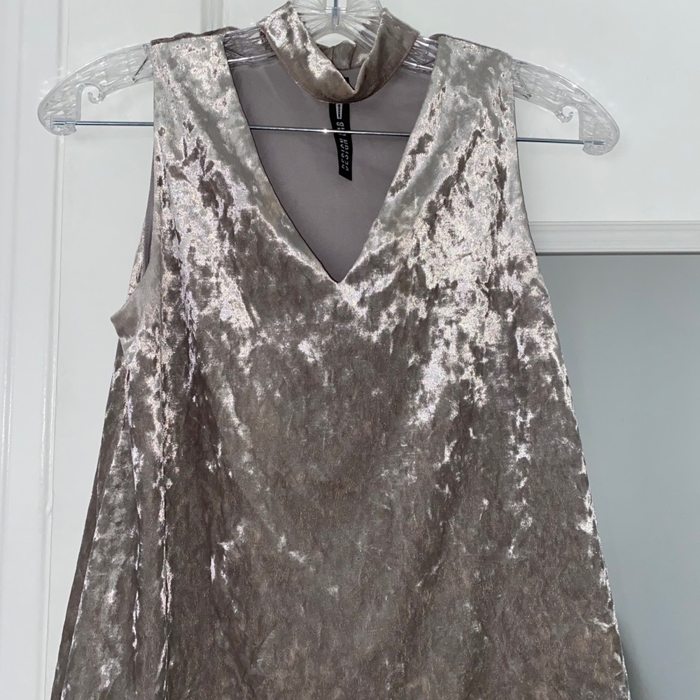 Design Lab Velvet Shirt